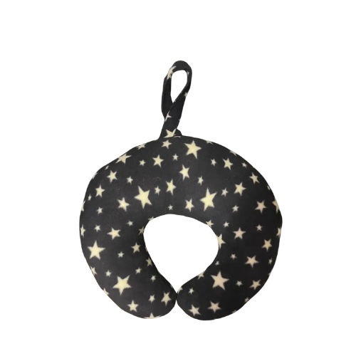 Navy Blue Large Anti Pil fleece Neck pillow